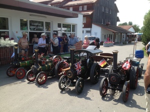 The steam engines at Schloss Helmsdorf