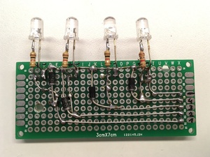 Front of valve PCB