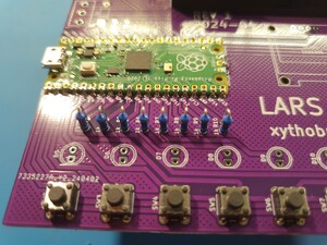 LED resistors placed