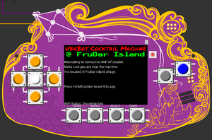 WiFi connection screen of UbaBot app