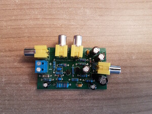 Top of assembled PCB